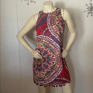 Nicole Miller Vibrant Red Fabric